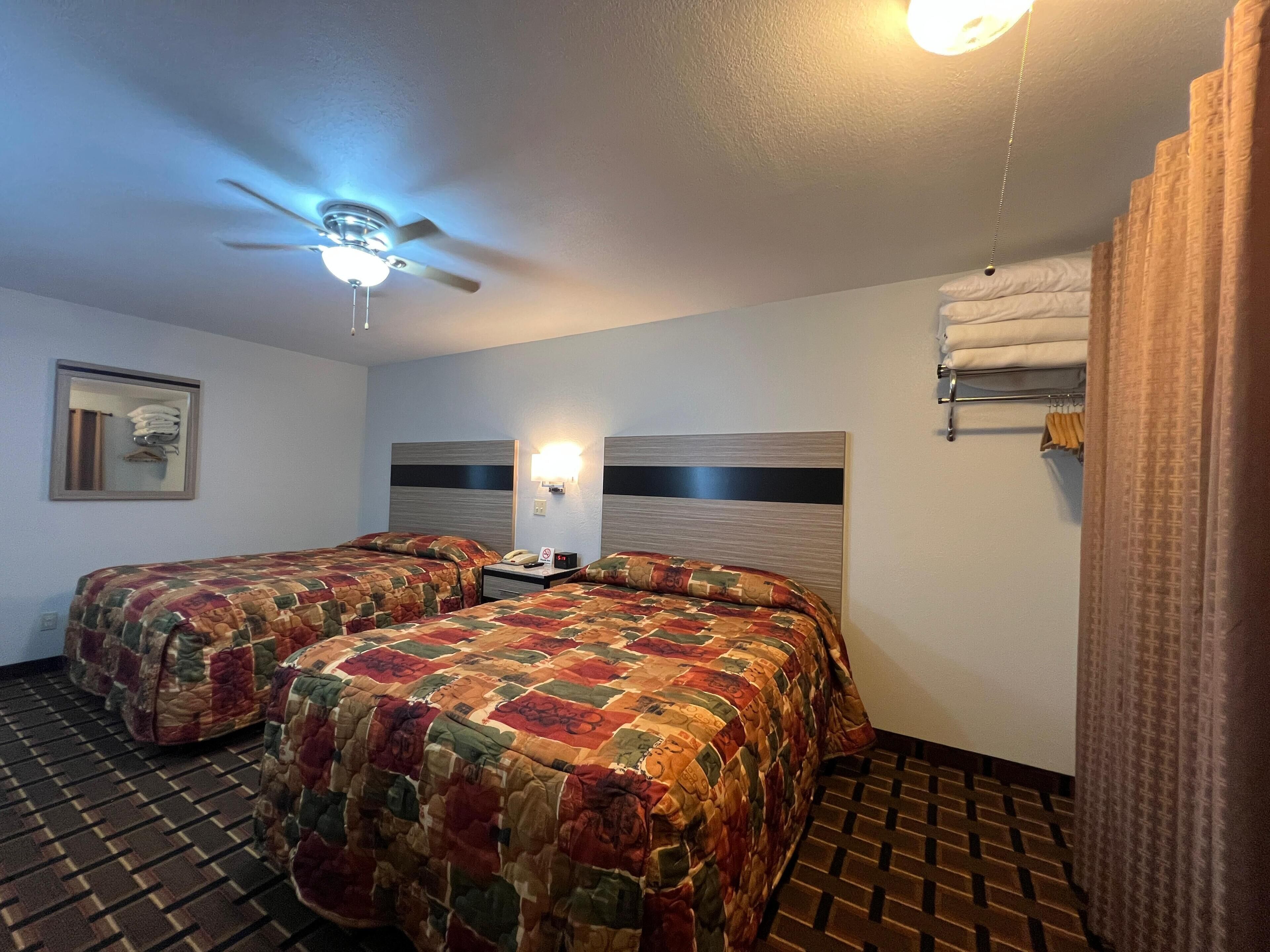 Room, 2 Queen Beds | Desk, free WiFi, bed sheets, alarm clocks