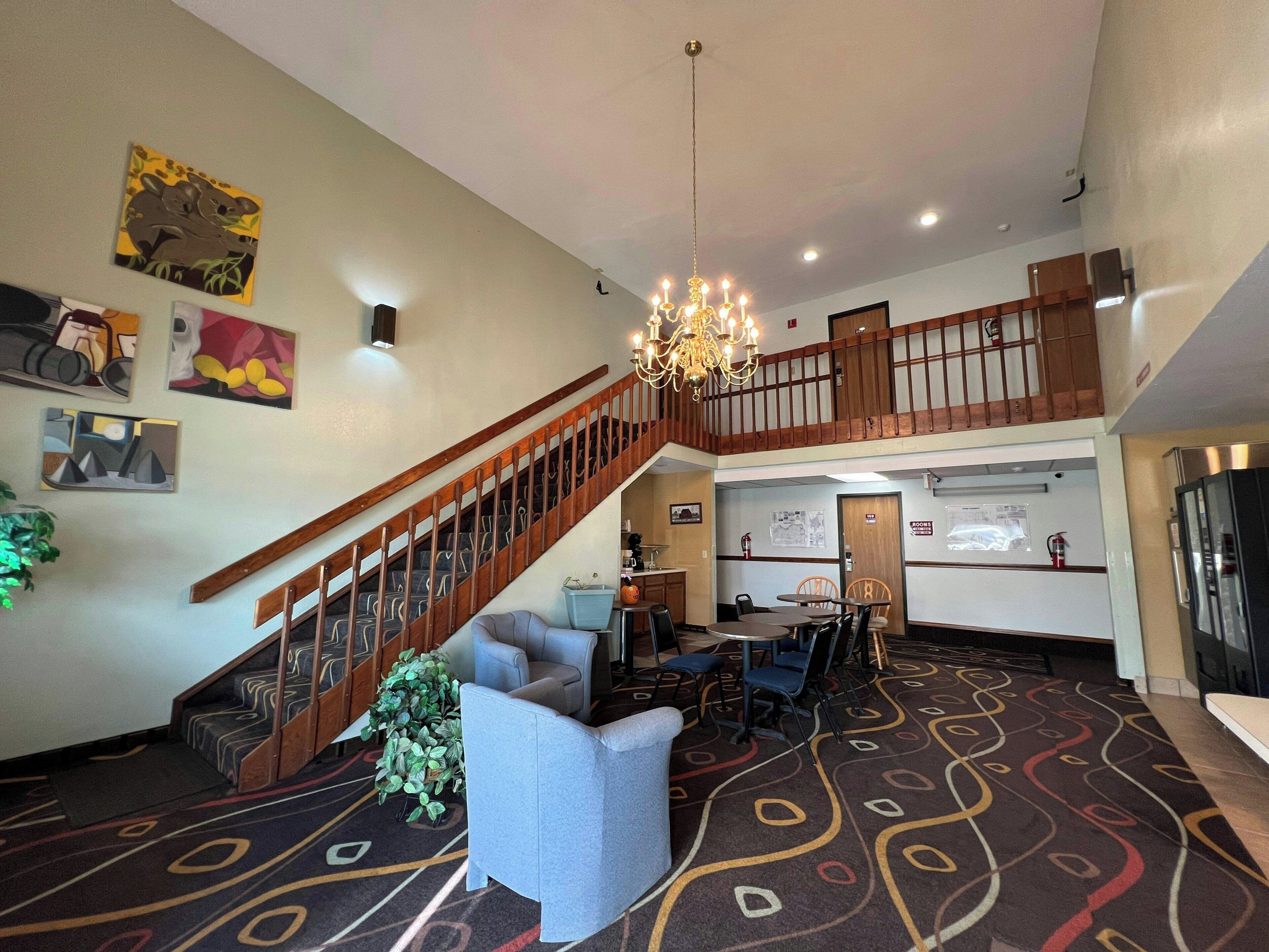 Lobby sitting area