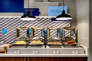 Free daily buffet breakfast 