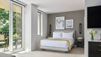 Studio, 1 grand lit, balcon