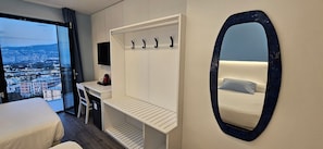 Premium bedding, minibar, in-room safe, desk