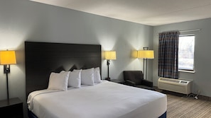 Premium bedding, pillow-top beds, desk, blackout curtains