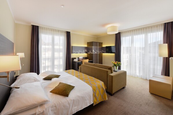 Chambre Triple, vue ville