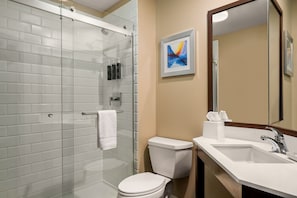 Free toiletries, hair dryer, towels