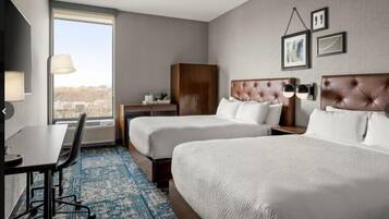 Habitación tradicional, 2 camas de matrimonio, no fumadores | 1 dormitorio y ropa de cama de alta calidad