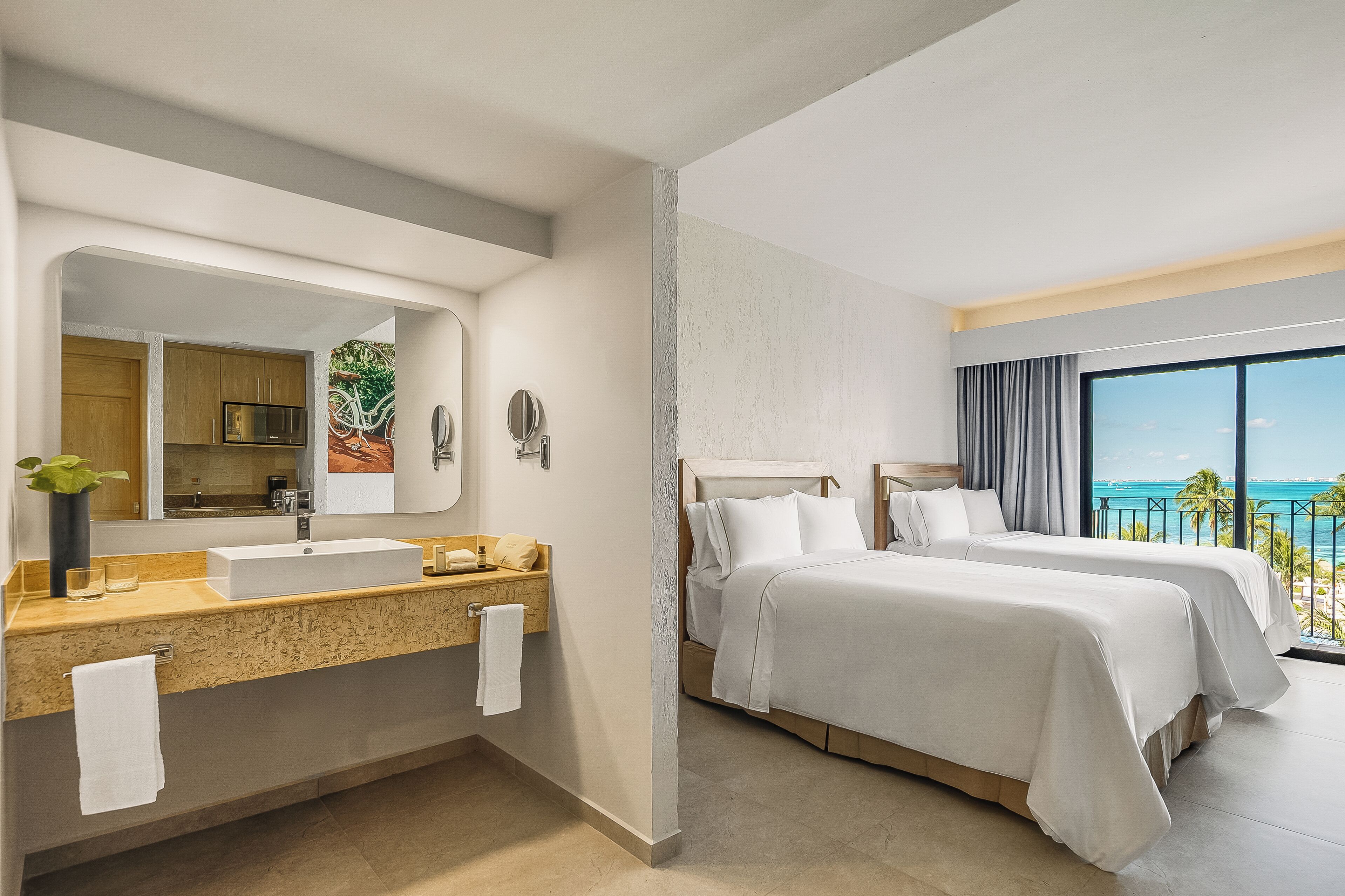 Premium Deluxe Villa | Safe på rommet, blendingsgardiner og strykejern/-brett