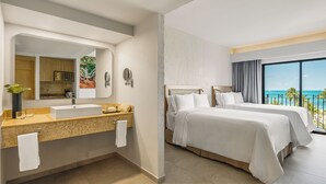 Premium Deluxe Villa | Safe på rommet, blendingsgardiner og strykejern/-brett