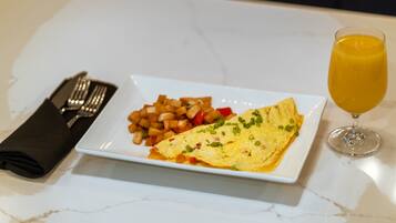 Daily buffet breakfast (USD 19.00 per person)