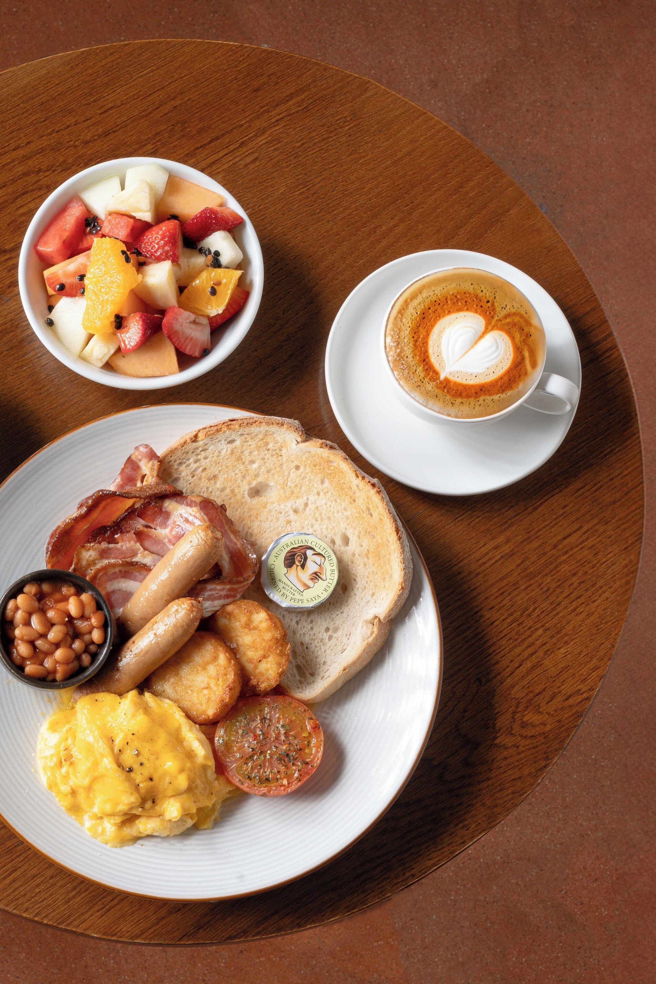 Daily buffet breakfast (AUD 38 per person)
