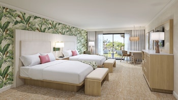 Hotel amenities such as safe, desk and work area at Tommy Bahama Miramonte Resort & Spa