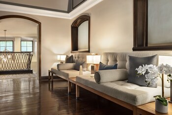Couples treatment rooms, spa tub, steam room, body treatments at Tommy Bahama Miramonte Resort & Spa