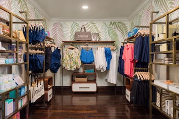 Couples treatment rooms, spa tub, steam room, body treatments at Tommy Bahama Miramonte Resort & Spa