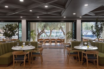 Breakfast, lunch, dinner served; Californian cuisine, pool views  at Tommy Bahama Miramonte Resort & Spa