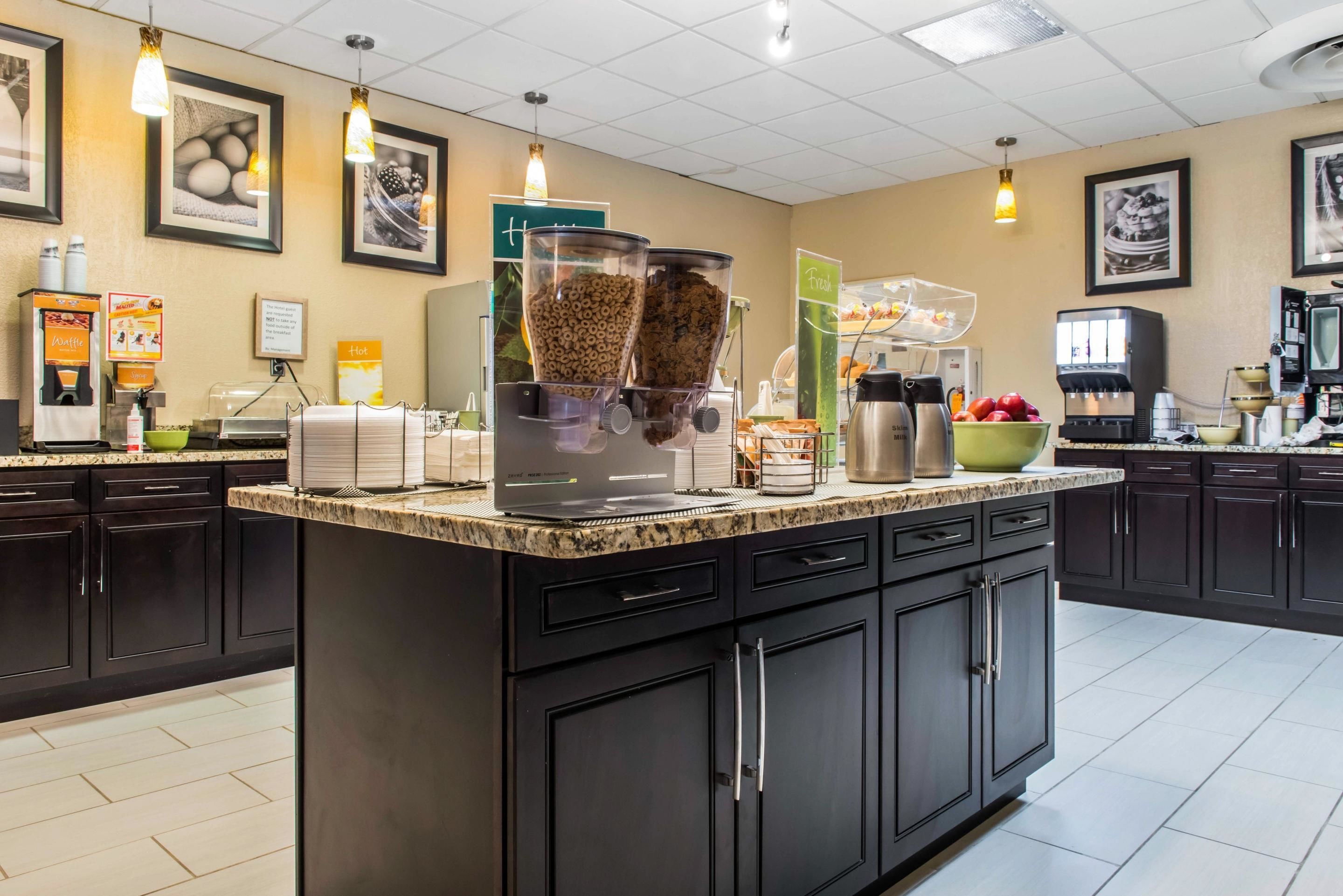 Free continental breakfast