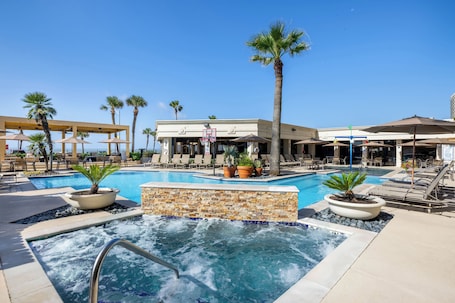Outdoor pool. Holiday Inn Resort: Galveston-On The Beach by IHG
