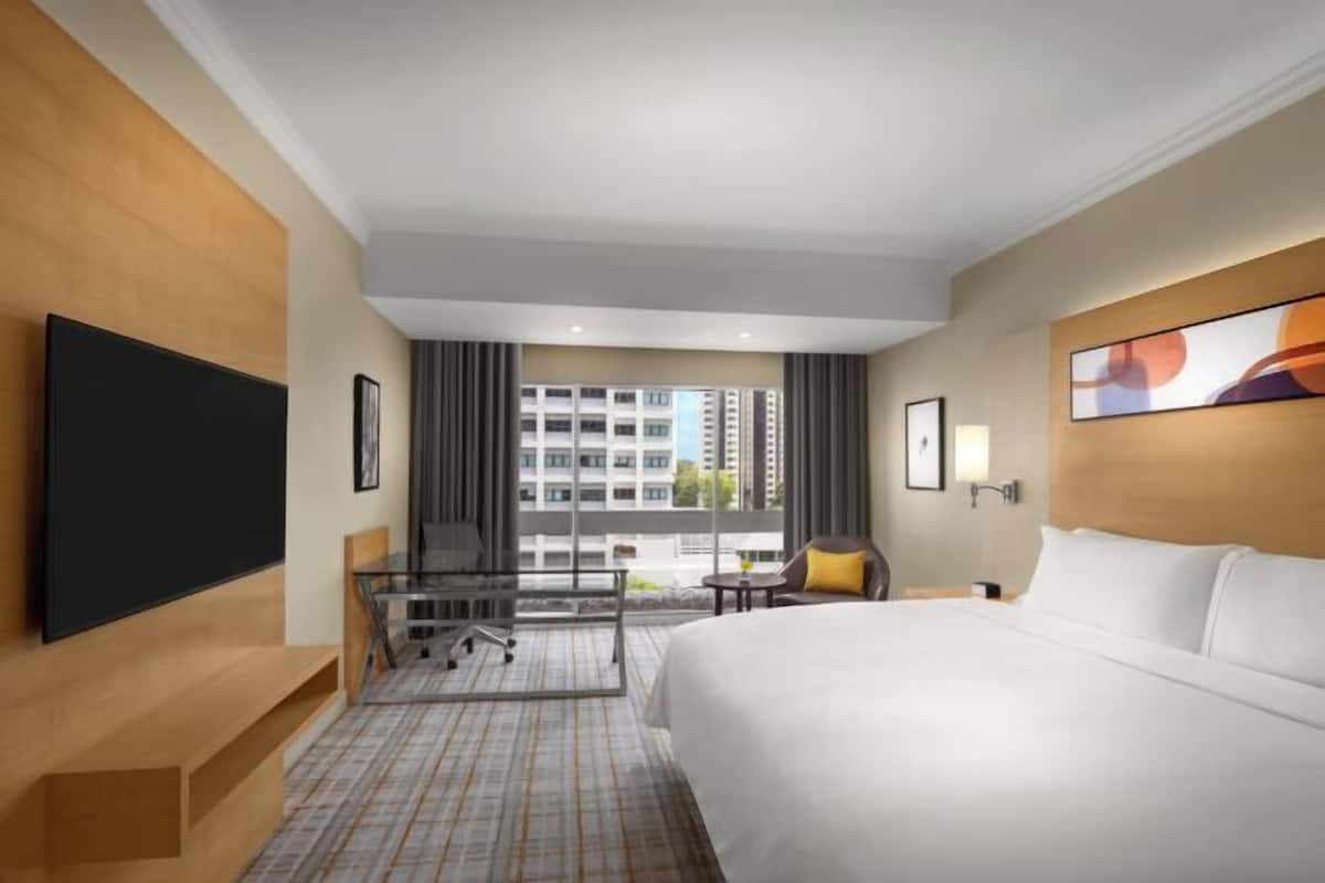 1 Schlafzimmer, hochwertige Bettwaren, Daunenbettdecken, Minibar