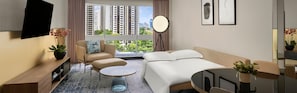Suite, 1 King Bed with Sofa bed | Premium bedding, down duvets, minibar, in-room safe