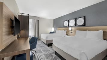 Standard Room, 2 Queen Beds, Non Smoking, Refrigerator & Microwave