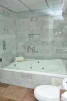 Junior Room | Bathroom | Shower, hair dryer, towels