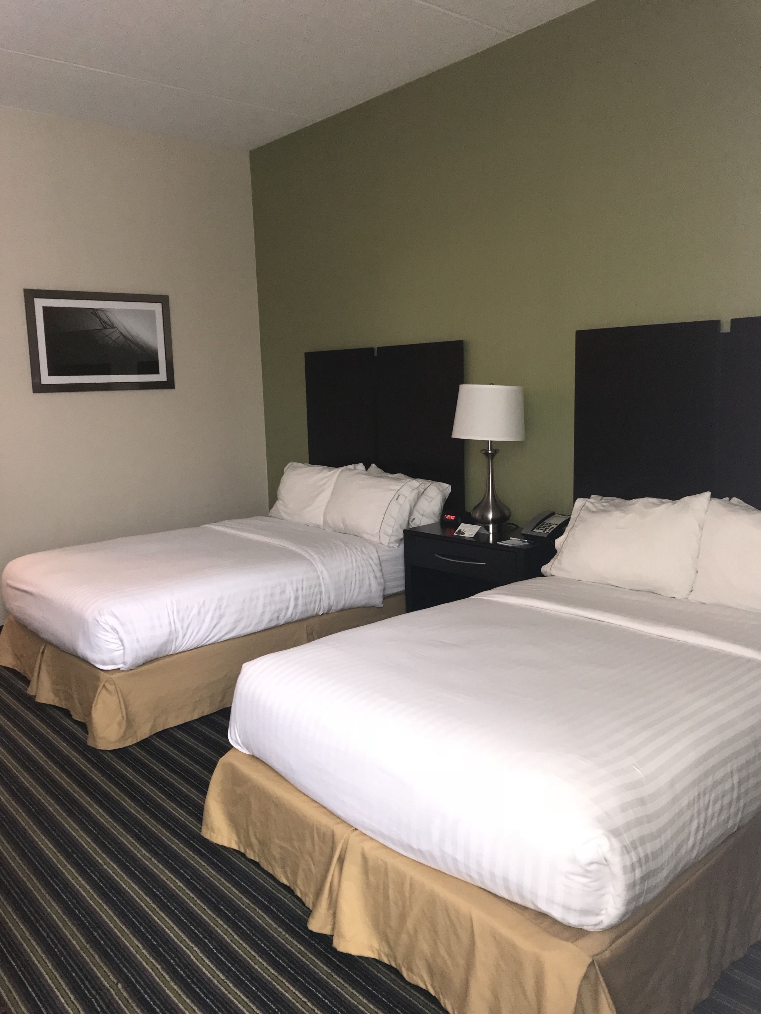 Premium bedding, down comforters, in-room safe, desk