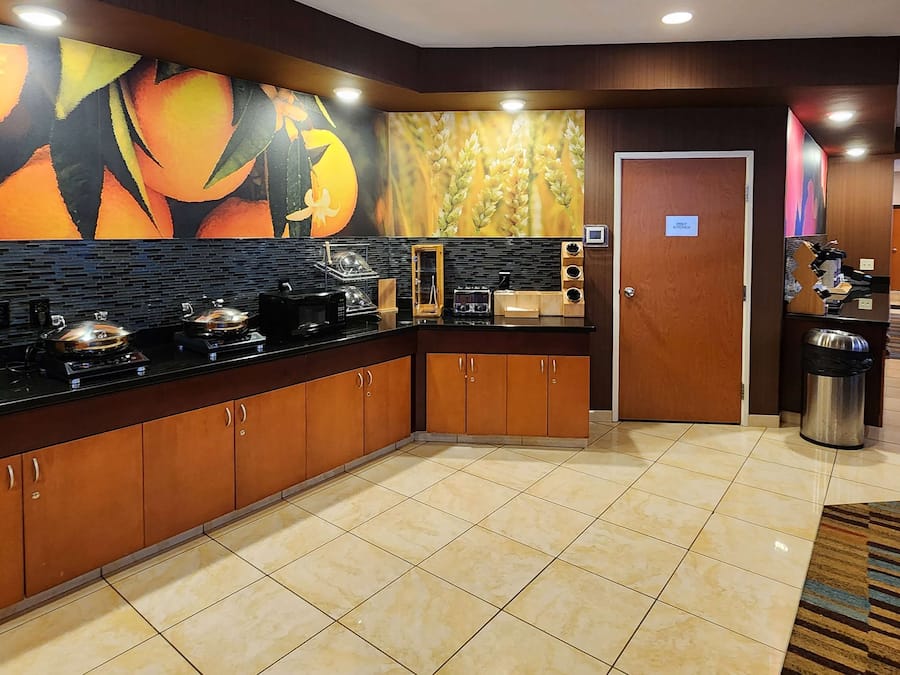 Frokostbuffé er inkludert hver dag