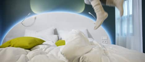 Comfort Double Room | 1 bilik tidur, peralatan tempat tidur hipoalergenik