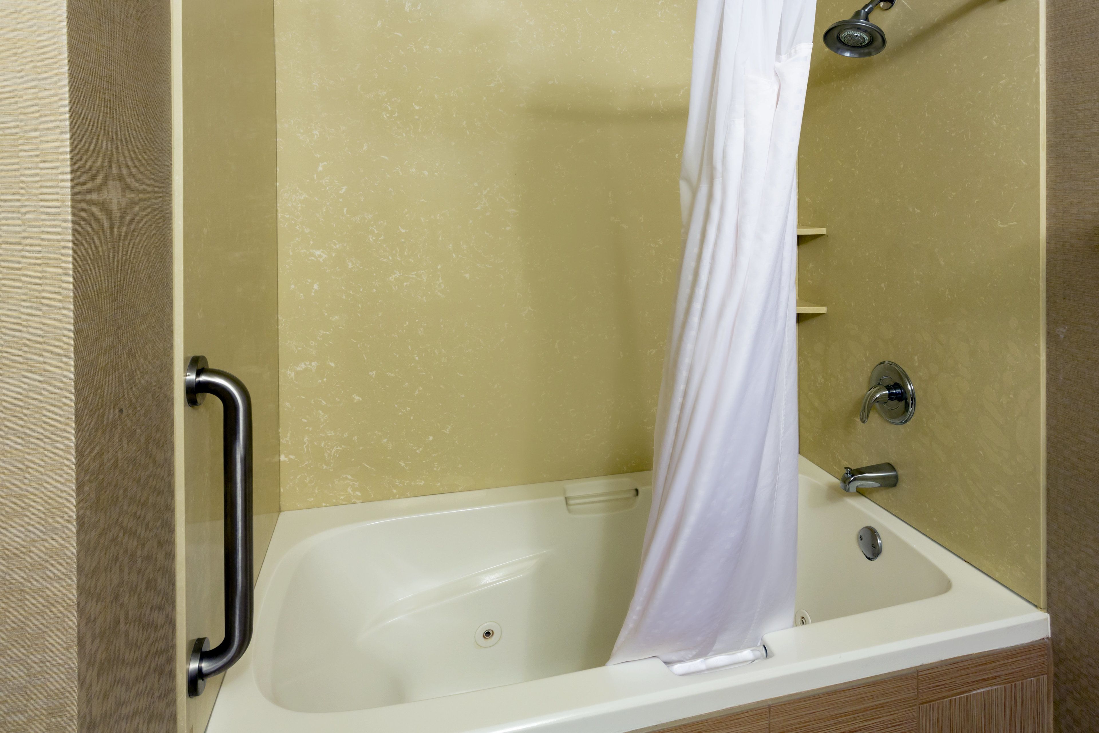 suite, 1 king bed (additional living area) | bathroom | combined shower/bathtub, hair dryer, towels, soap
