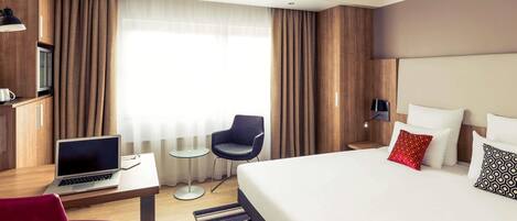 Minibar, in-room safe, desk, blackout curtains