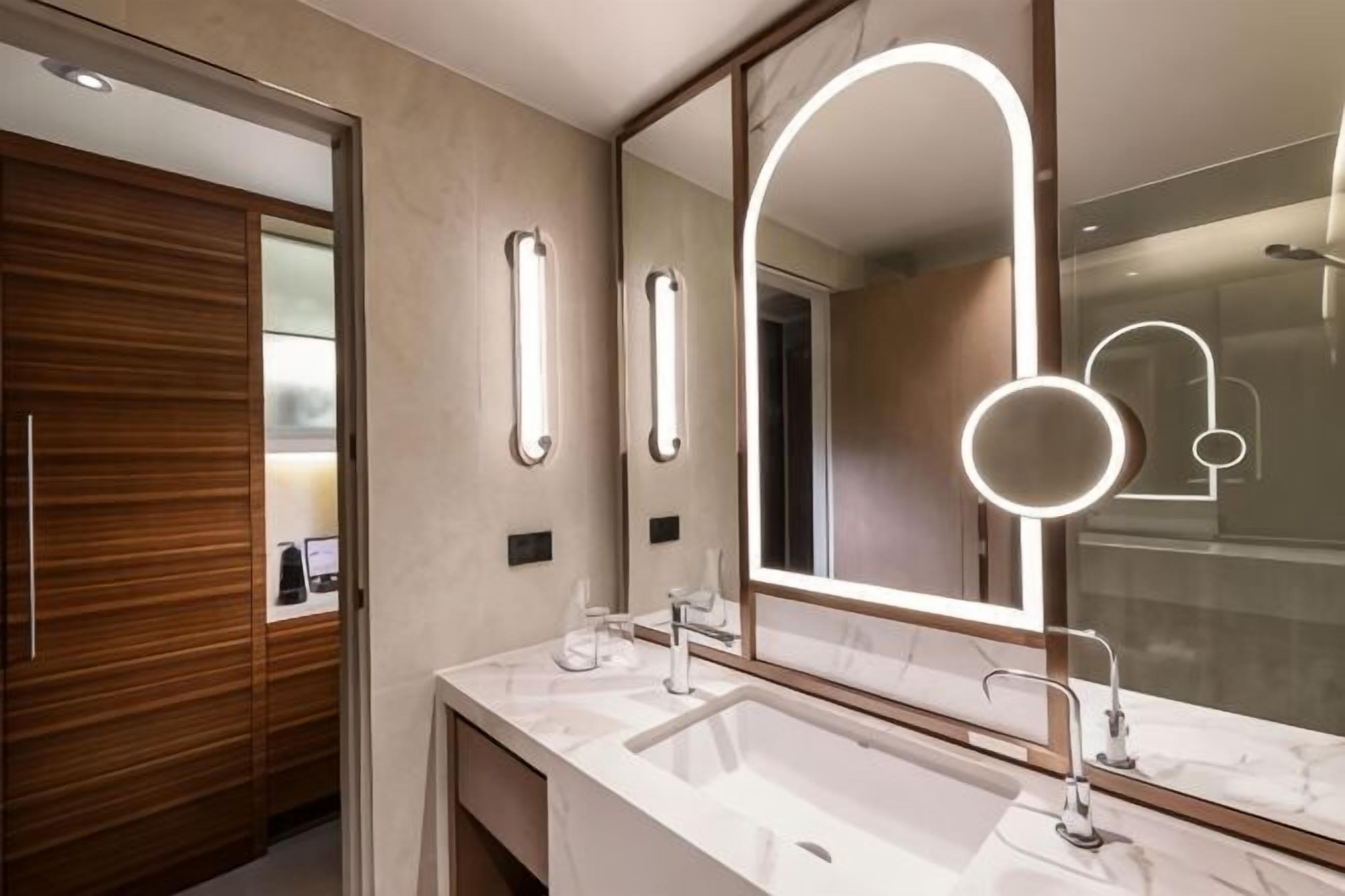 Bathroom | Shower, designer toiletries, hair dryer, bathrobes