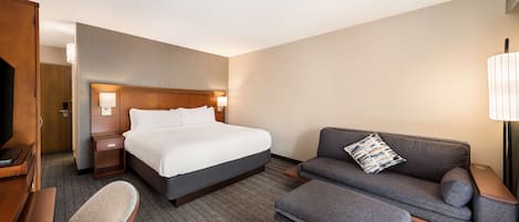 1 habitación, ropa de cama hipoalergénica y escritorio