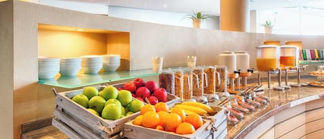 Daily buffet breakfast (EUR 16 per person)