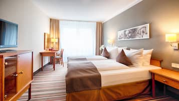 Hypo-allergenic bedding, in-room safe, soundproofing, iron/ironing board