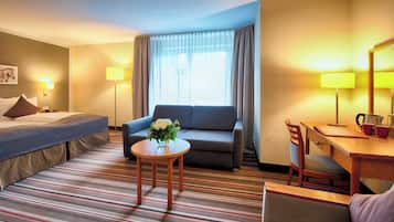 Hypo-allergenic bedding, in-room safe, soundproofing, iron/ironing board