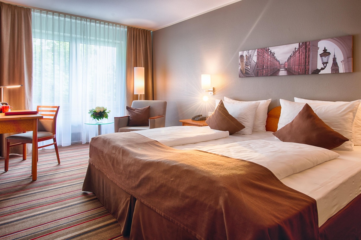 Hypoallergeen beddengoed, een kluis op de kamer, geluiddichte muren