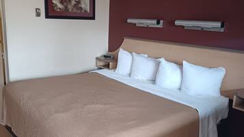 Standardrum - 1 kingsize-sÀng - tillgÀnglighetsanpassat - icke-rökare | VÀrdeförvaringsskÄp pÄ rummet, mörklÀggningsgardiner och gratis wi-fi