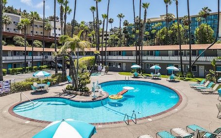 View from room. Kings Inn San Diego