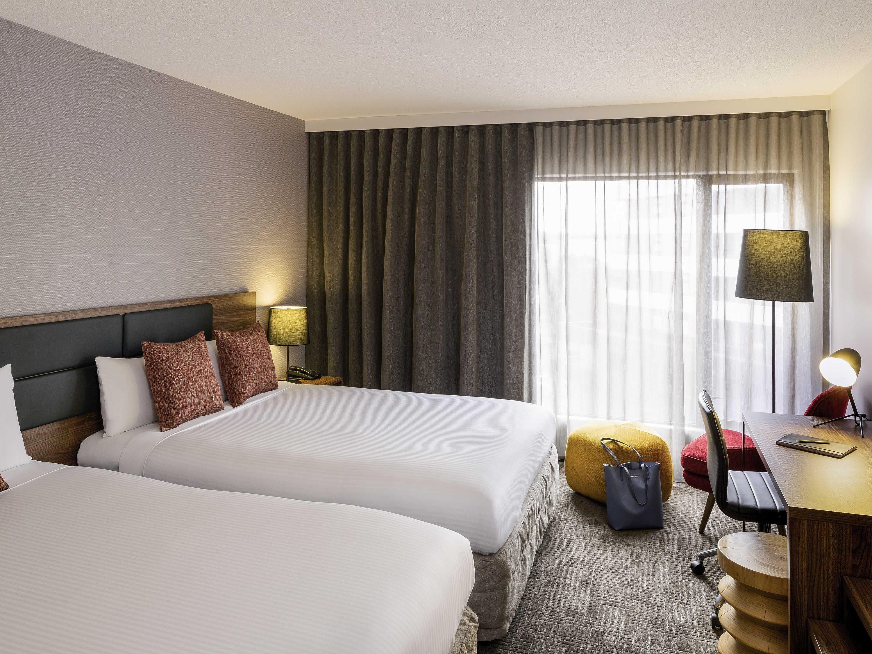 Deluxe Room, 2 Queen Beds | Minibar, in-room safe, desk, blackout curtains