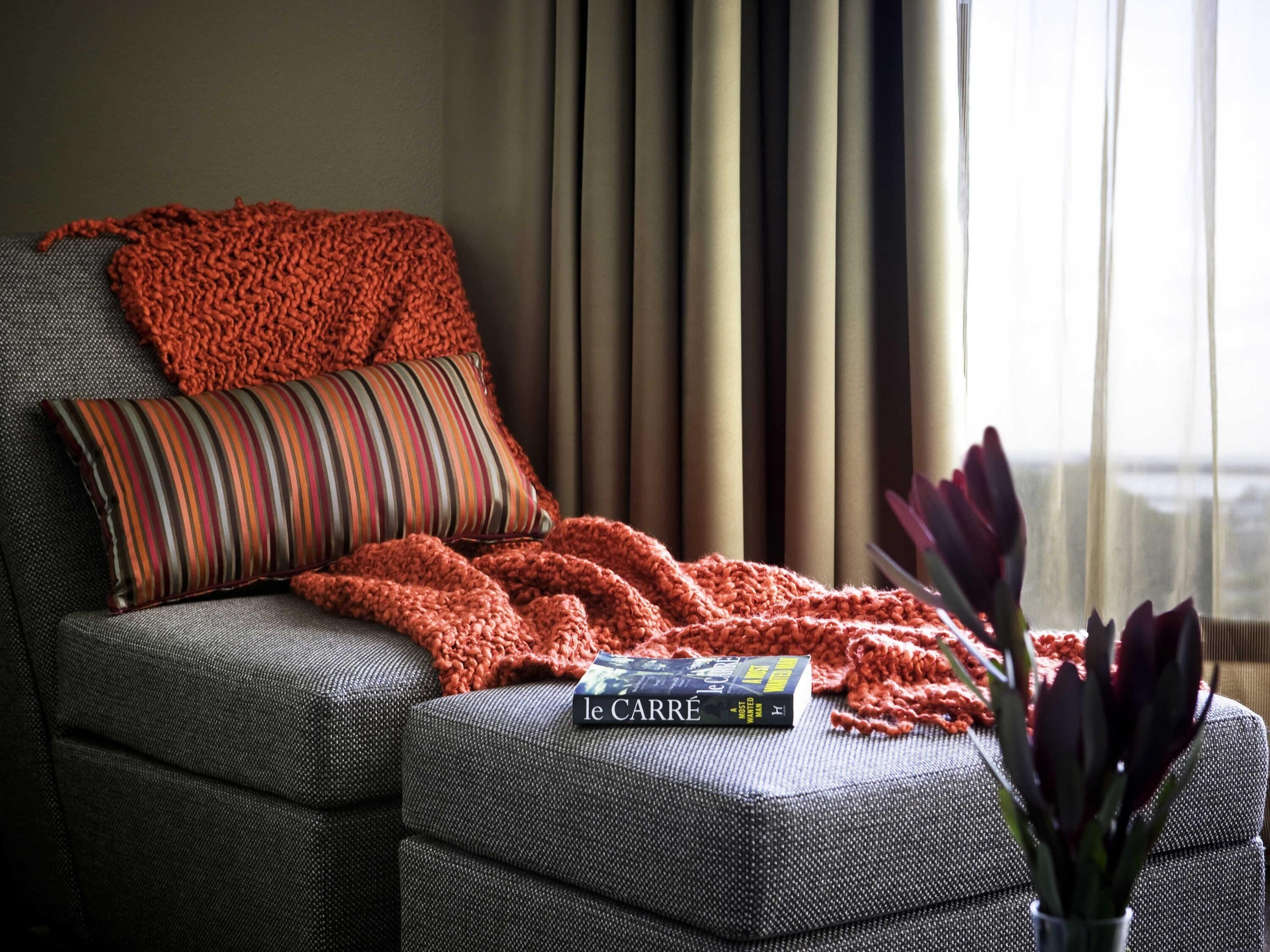 Minibar, in-room safe, desk, blackout drapes