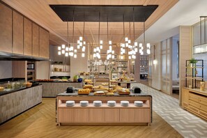 Daily buffet breakfast for a fee