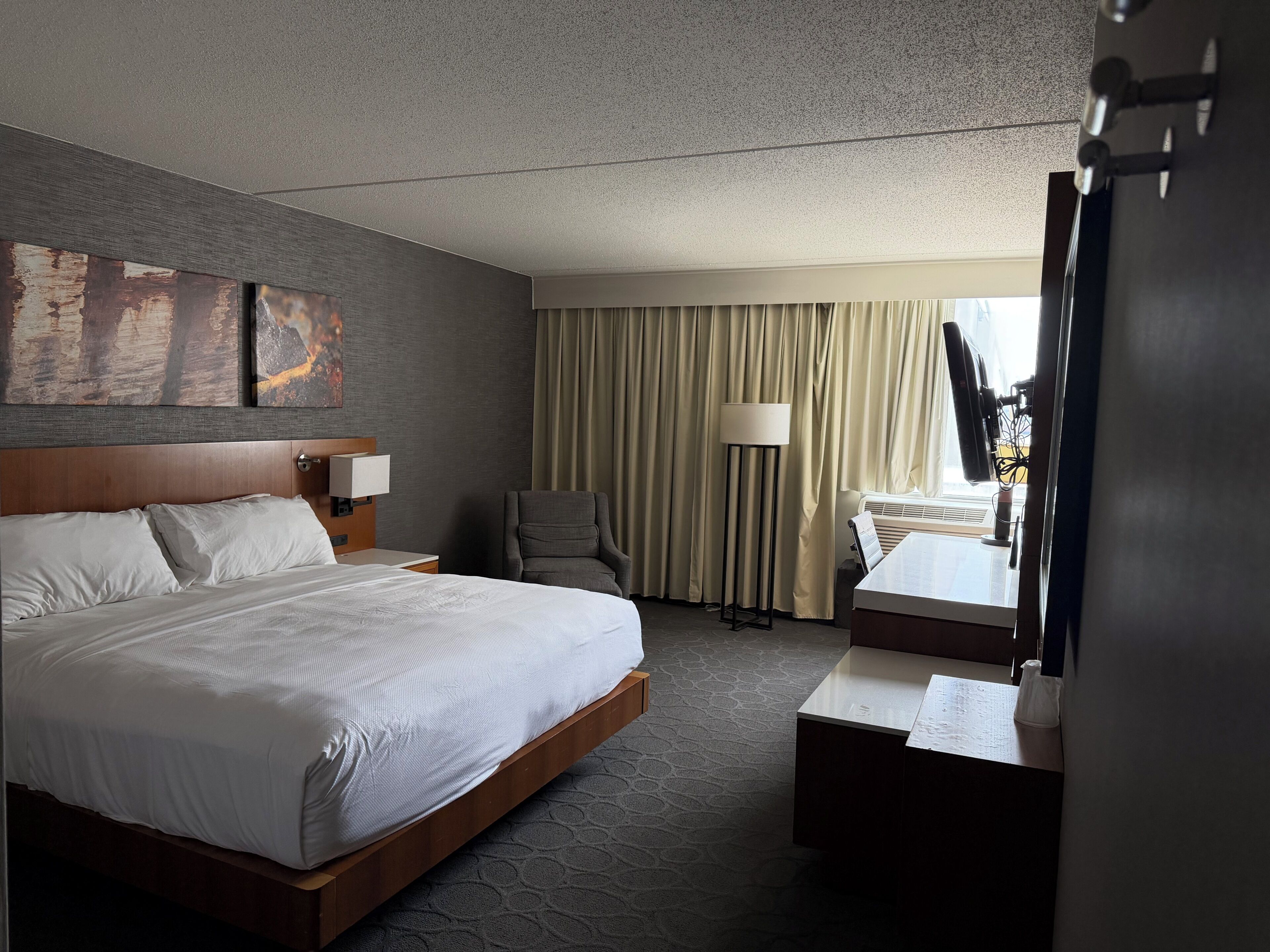 Room, 1 King Bed, Roll-in Shower, Non Smoking | In-room safe, individually decorated, individually furnished, desk