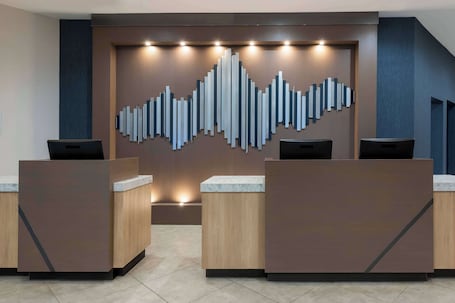 Lobby. The Center Hotel Grand Rapids Airport