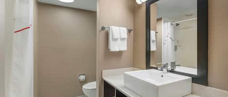 Free toiletries, towels, soap, shampoo