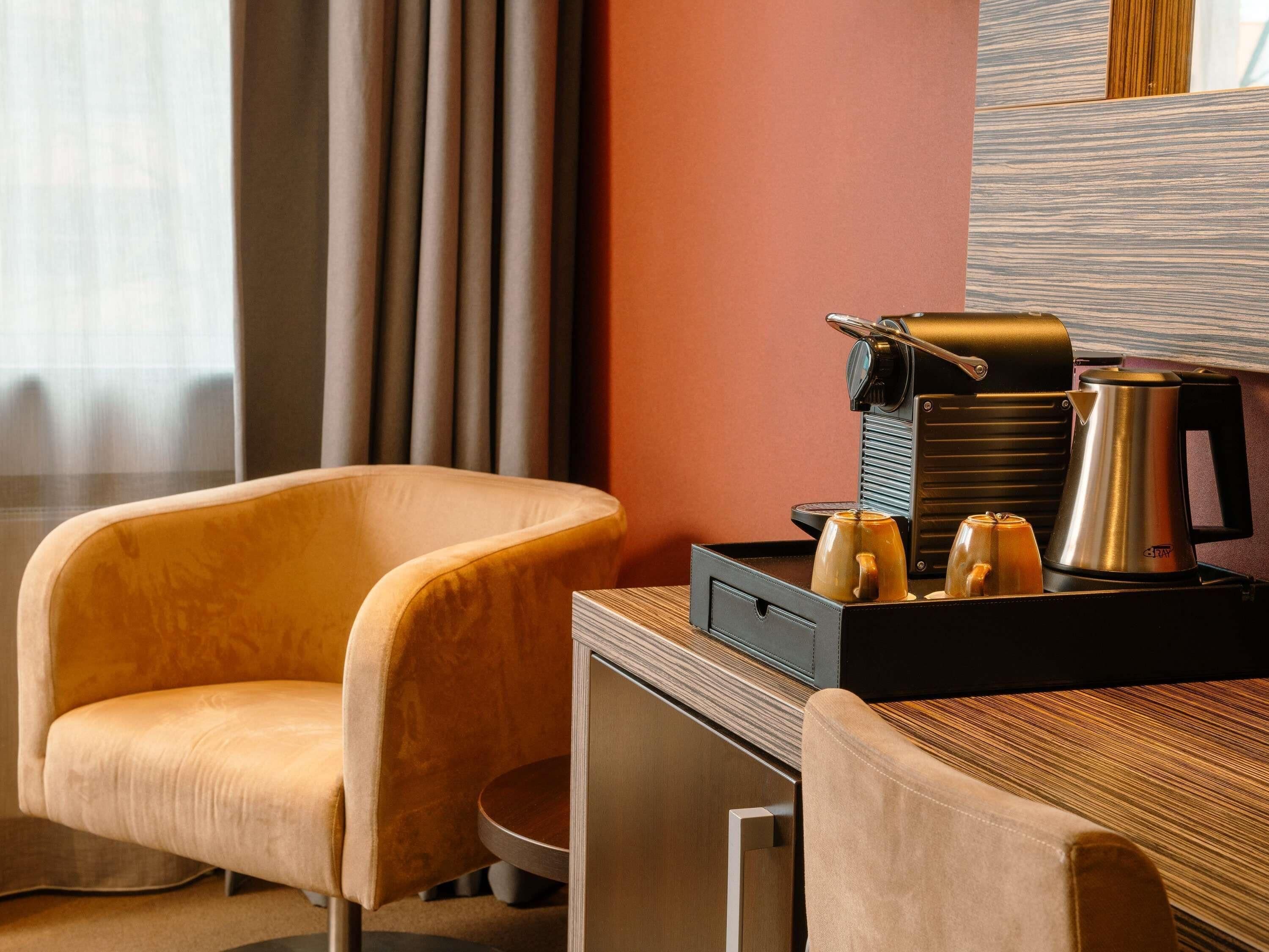 minibar, desk, blackout curtains, soundproofing