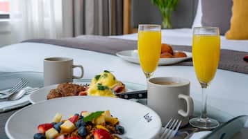 Desayuno completo todos los días (con cargo)