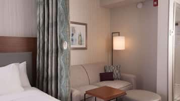 32-inch TV with cable channels, pay films