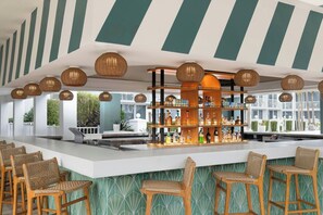 Poolside bar