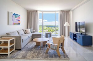 Televisión LCD de 47 pulgadas con canales por cable, una televisión