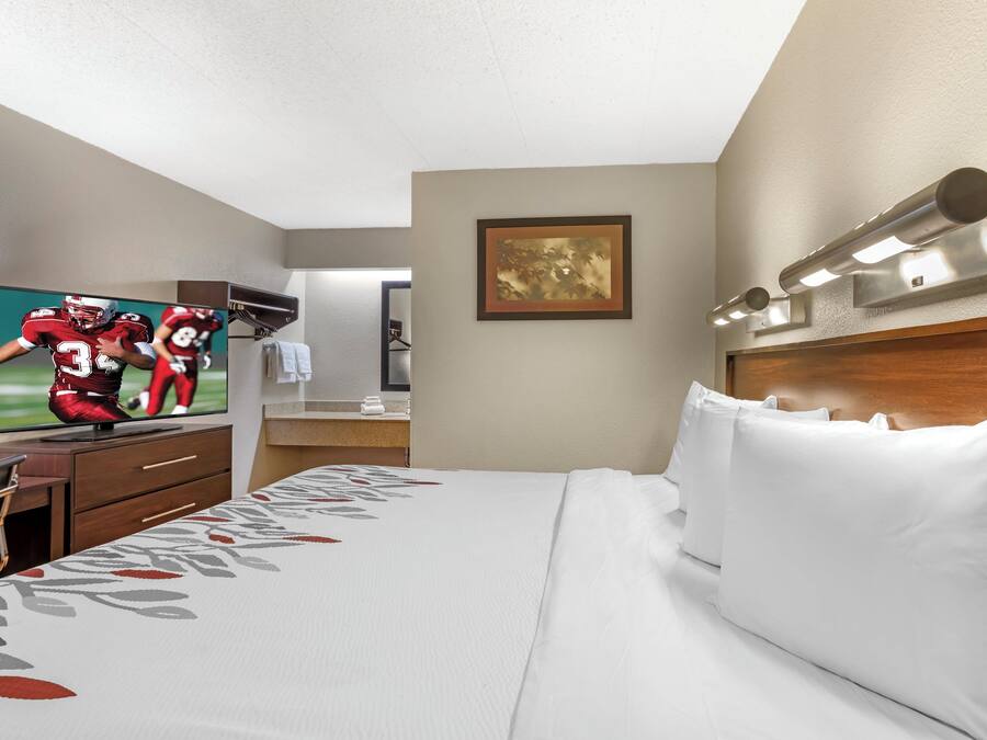 Standard Room, 1 King Bed, Non Smoking | In-room safe, desk, blackout drapes, free cribs/infant beds
