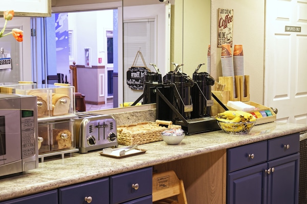 Free daily self-service breakfast