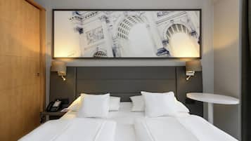 In-room safe, blackout curtains, soundproofing, free WiFi